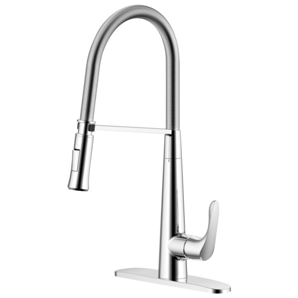 AEGEAN KITCHEN FAUCET P/DOWN CHM