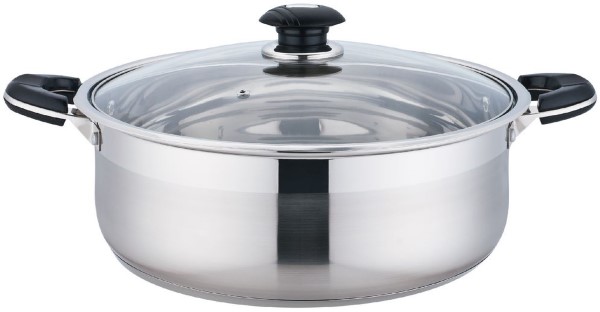 STAINLESS STEEL LOW POT | 10QT