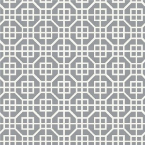 Contact 18 In. x 5 Ft. Gray Citadel Printed Grip Non-Adhesive Shelf Liner