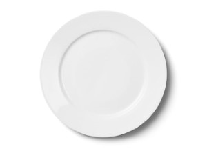 HILLINGTON DINNER PLATE WHT 10.8