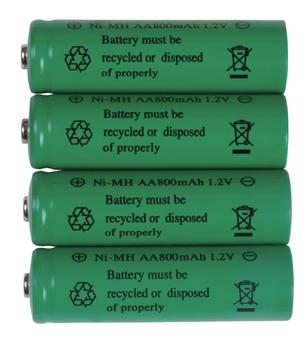 Boston Harbor Fusion Rechargeable Batteries, 800 Mah Aa Battery, Ni-Mh, 1.2