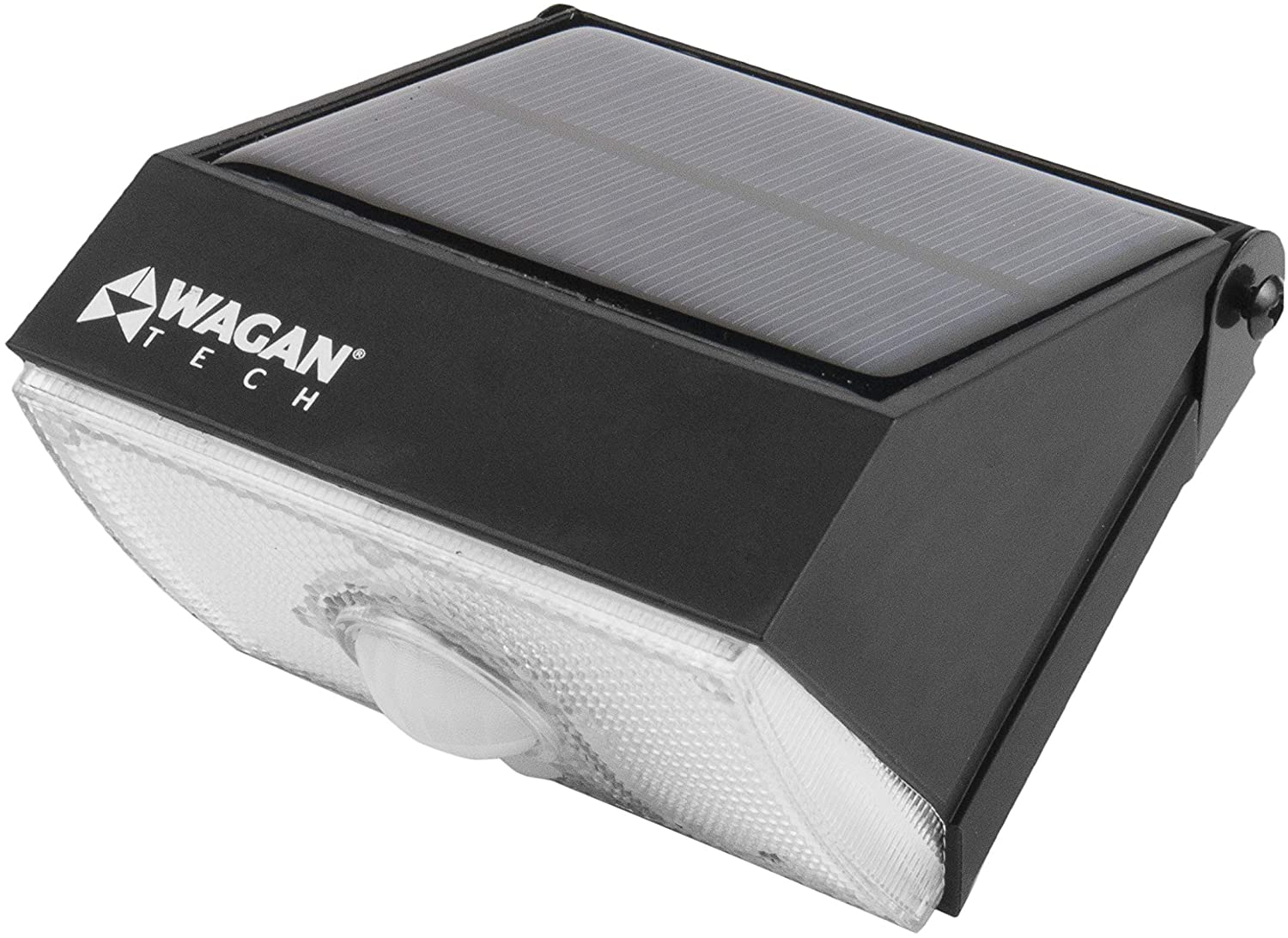Wagan EL8570 1000 Lumens Outdoor LED Solar Wall Light Waterproof Motion