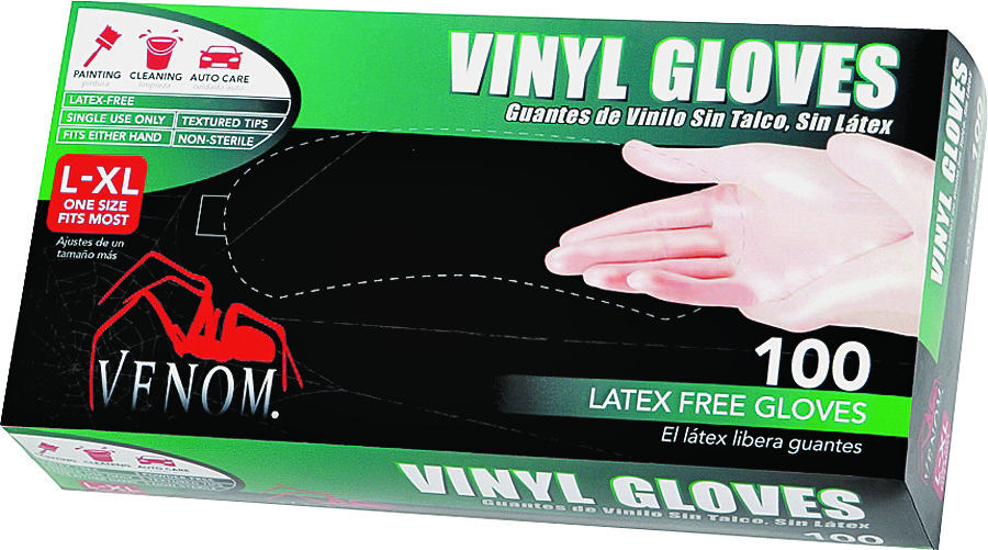 VENOM VINYL GLOVE 100PK