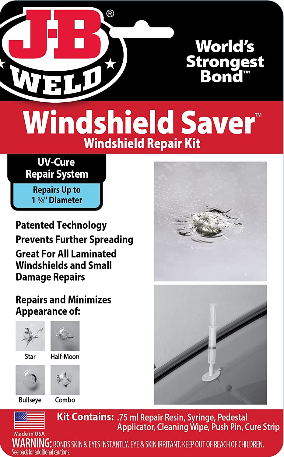 JB Weld 2100 Windshield Repair Kit