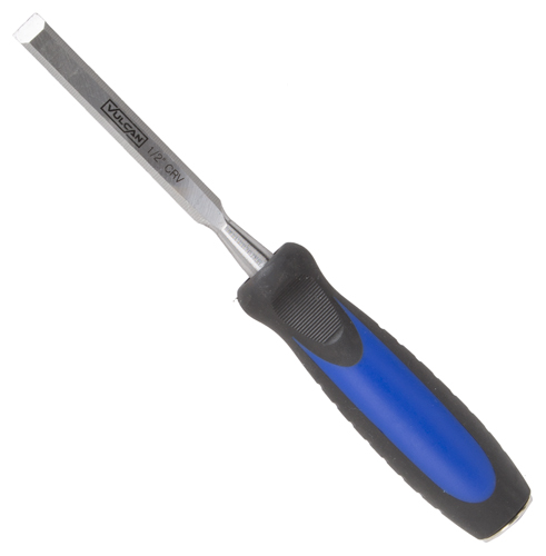 Vulcan Wood Chisel, 1/2 In Tip, Chrome Vanadium Steel, Black