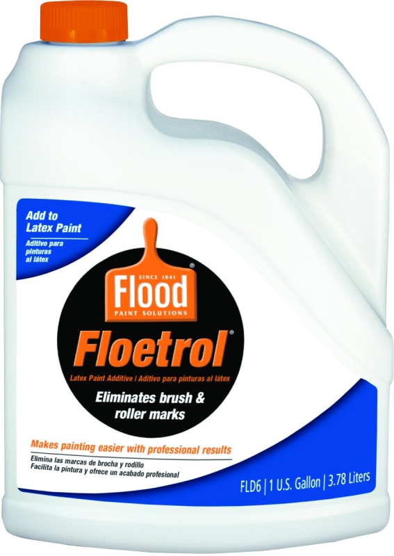Flood FLD6-01 Latex-Based Paint Additive, White/Yellow, Liquid, 1 gal