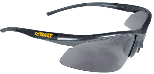 DeWALT DPG51-2C Safety Glasses, Scratch-Resistant Lens, Plastic Frame, Black