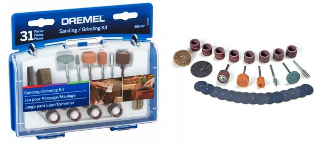 Dremel 686-02 Sanding/Grinding Rotary Tool Mini Accessory Kit
