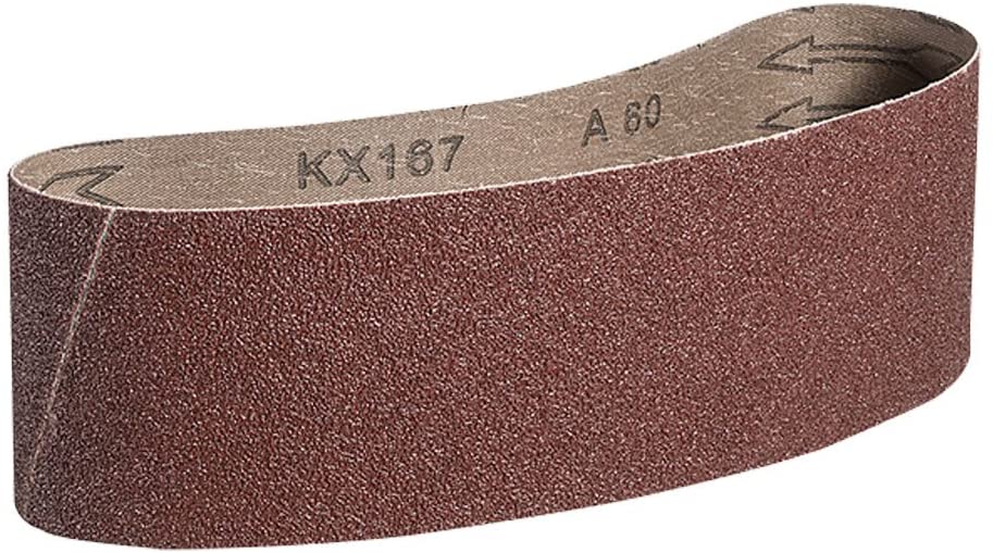 Mercer Industries 110060 4" x 24" Aluminum Oxide Sanding Belts 60Grit - 10