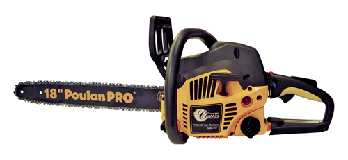 Poulan PR4218 Chainsaw, 42 cc, 18 in L Bar/Chain, Soft-Grip Handle