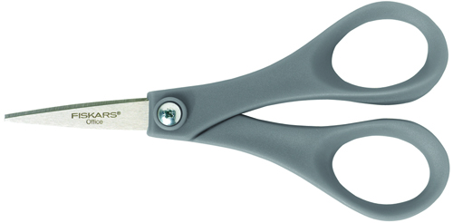 FISKARS 01-004681J Scissor, 5 in OAL, Stainless Steel Blade, 1-5/8 in Length