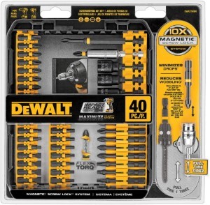 DeWALT DWA2T40IR Screwdriver Bit Set, Steel, For Drilling and Driving