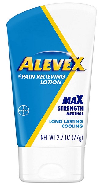 AleveX Pain Relieving Lotion for Targeted Joint & Muscle Pain Relief, 2.7oz