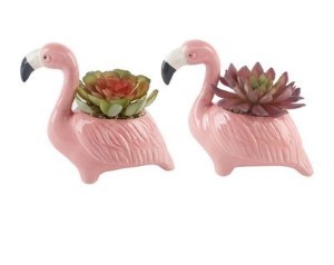 Flamingo Ceramic Planter SM PNK
