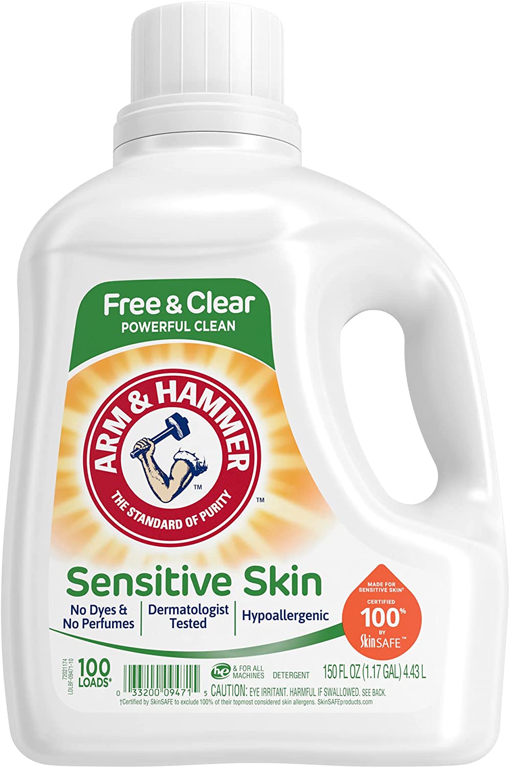 A&H DETERGENT FREE CLEAR 150OZ