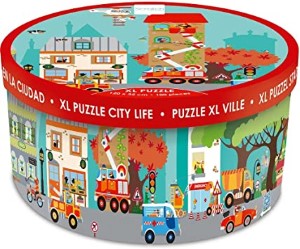 Floor Puzzle City 100 pcs