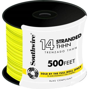 WIRE 8-19 STR THHN YELLOW 500FT