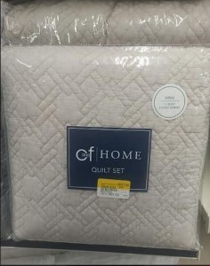 Trellis Pebble King Quilt Set