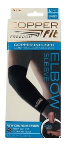 Copper Fit Freedom Elbow Compression Sleeve, Large