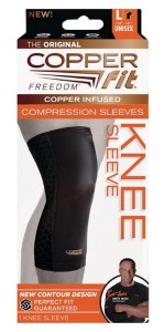 Copper Fit Freedom Knee Compression Sleeve, Large