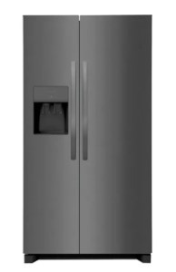 Frigidaire 25.6 Cu. Ft. Freestanding Side by Side Refrigerator | Black