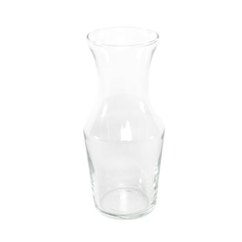 VASE 6.5IN GLASS CLEAR