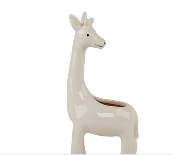 Giraffe Ceramic Planter 9.5"