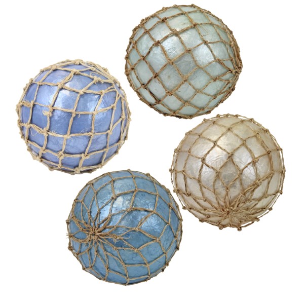 CAPIZ/ABACA NET SHELL BALL 3.5"