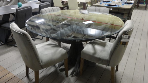 JAKARTA SMALL DINING TABLE GRAY