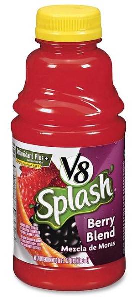 V8 Splash Berry Blend Juice, 16 Oz