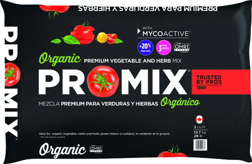 PRO-MIX 1020051RG Vegetable and Herb Mix with MycoActive