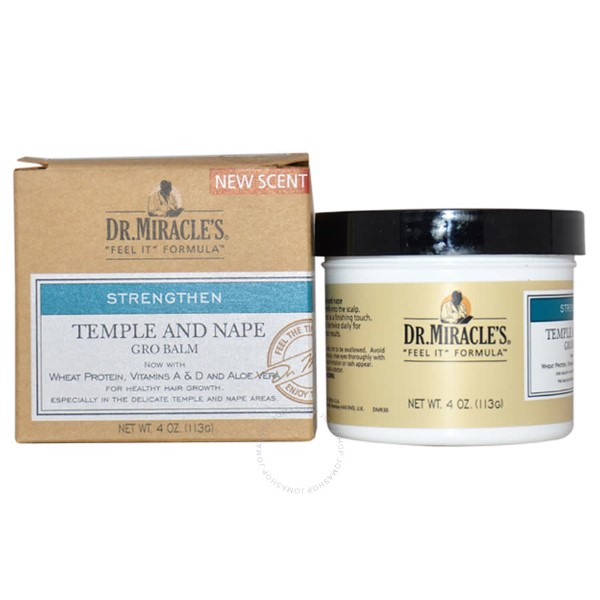 Dr. Miracles Strengthen Temple & Nape Gro Balm 4 oz.