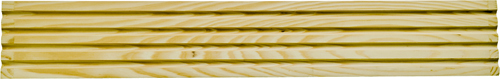Waddell RFC37 Fluted Casing, 3-1/4 in W, Pine