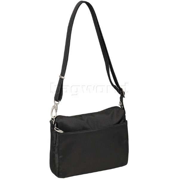 Travelon Anti-Theft-Class Small East/West Crossbody Bag, Black
