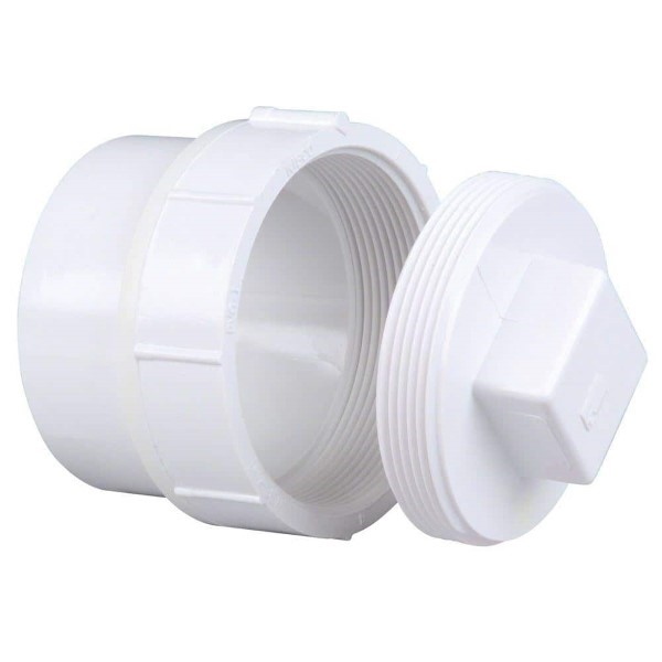 3X4 PVC CLEANOUT PLUG 5"NICKLE