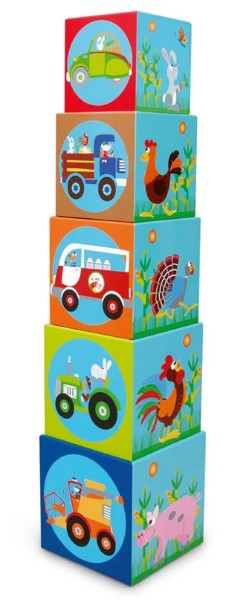 Scratch Stacking Tower Farm Jumbo Cubes