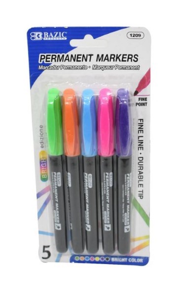 BAZIC FANCY PERMA MARKERS W/CLIP