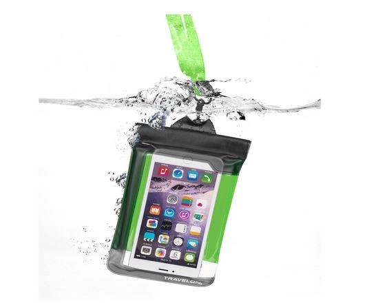 Travelon Green Waterproof Smart Phone Pouch