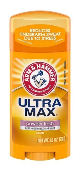 Arm & Hammer Ultra Max Antiperspirant Deodorant Powder Fresh Solid, 2.6oz