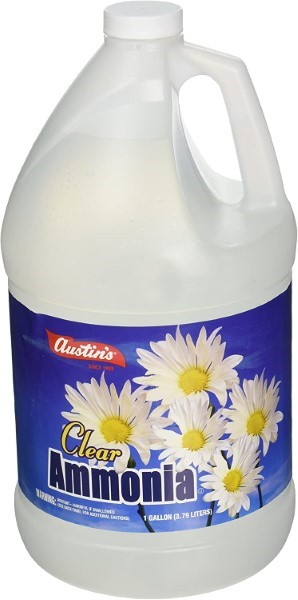AUSTIN CO 52 Clear Ammonia Colorless Multi-Purpose Cleaner Liquid, 128 oz