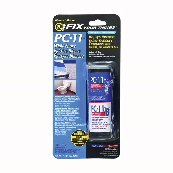 Protective Coating PC-11 2OZ. 2-Part Epoxy Adhesive, White, 2 oz Pack