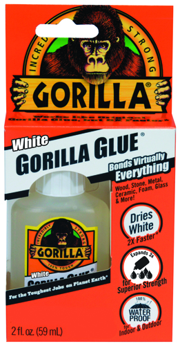 Gorilla 5201205 Glue, Clear Yellow, 2 oz Bottle