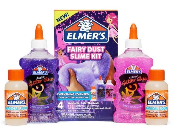Elmer's Fairy Dust Slime Kit with Glue & Activator Solution 4-Pack