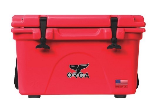 ORCA RED/RED COOLER 26QT