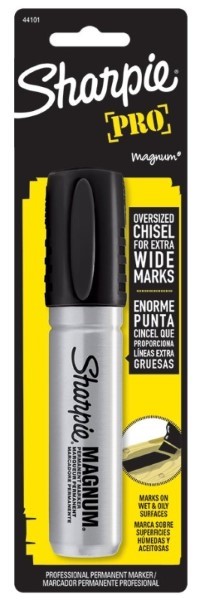 Sharpie 44101 Permanent Marker, Extra-Fine, Fine Black Lead/Tip