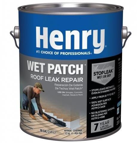 Henry Wet Patch 208R Series HE208042 Roof Cement, 1 gal Can