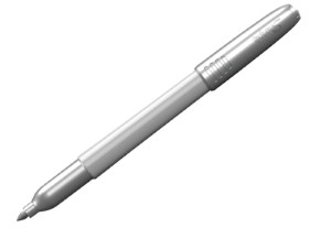Sharpie 39108 Permanent Marker, Fine Silver Lead/Tip