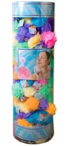 Exfoliating Bath Sponge In Canister