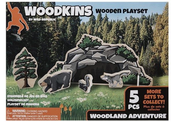 Wild Republic Woodkins Woodland Wooden Playset