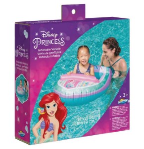 Swimways Disney Princess Ariel Inflatable Water Boat Vehicle